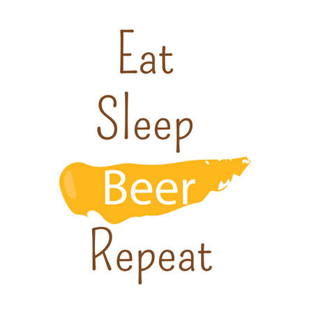 Abstract beer labelのイラスト素材