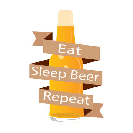 Abstract beer labelのイラスト素材