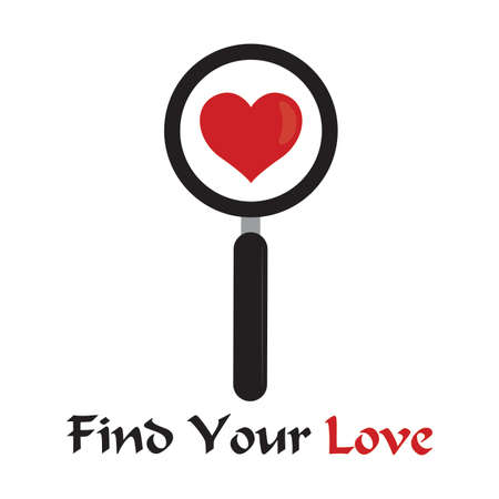 Find your loveのイラスト素材