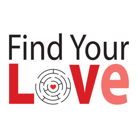 Find your loveのイラスト素材