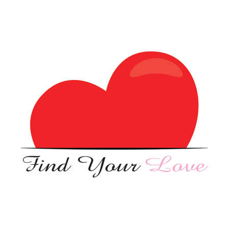Find your loveのイラスト素材