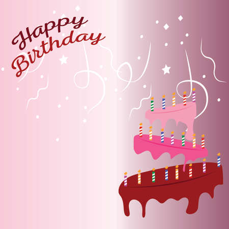 Happy Birthday Backgroundのイラスト素材