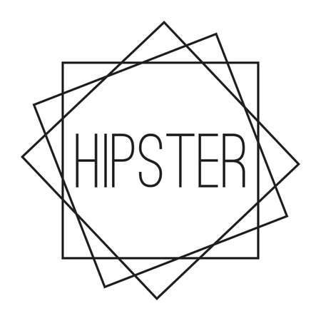 Abstract hipster labelのイラスト素材