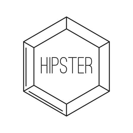 Abstract hipster labelのイラスト素材