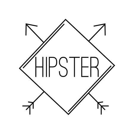Abstract hipster labelのイラスト素材