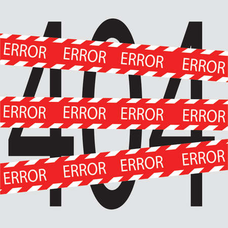 Page not found vector illustrationのイラスト素材