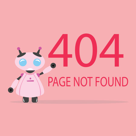 Page not found  vector illustration