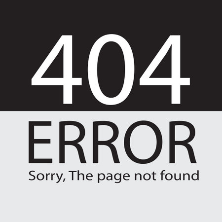 Page not found vector illustration