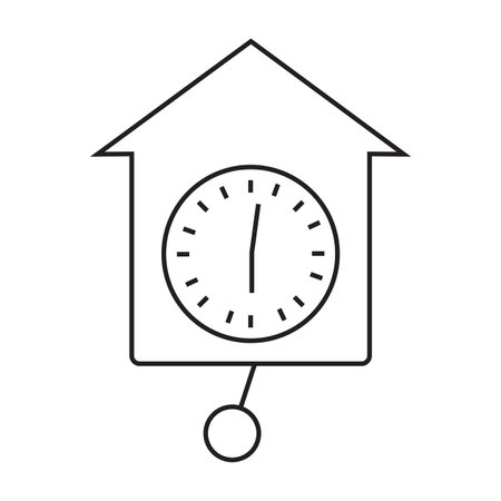 Abstract clock objectのイラスト素材