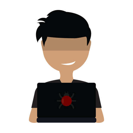 Virus Computer backgroundのイラスト素材