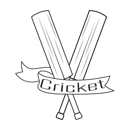 Abstract Cricket Labelの写真素材