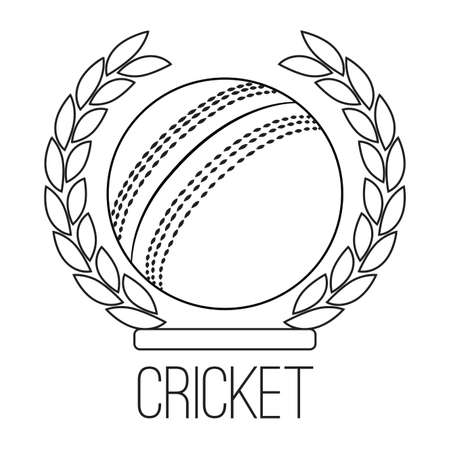 Abstract Cricket Labelの写真素材