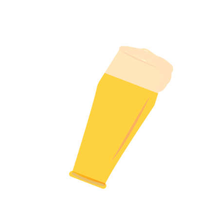 abstract delicious beer on a white backgroundのイラスト素材