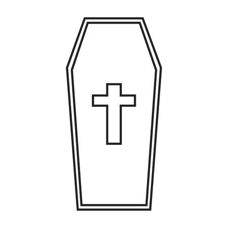 abstract halloween object on a white backgroundのイラスト素材