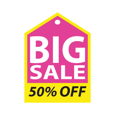 Big sale label
