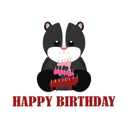 Happy birthday backgroundのイラスト素材