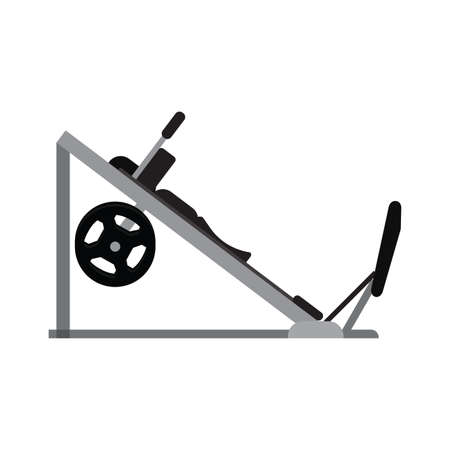 sport gym fitness equitment. Vector illustration designのイラスト素材