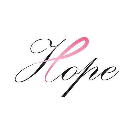 Pink ribbon for breast cancer campaign, vector illustration designのイラスト素材