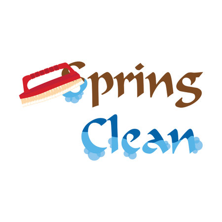 spring clean backgroundのイラスト素材