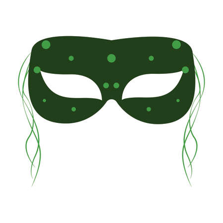 cute halloween cartoon mask, vector illustration designのイラスト素材