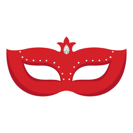 cute halloween cartoon mask, vector illustration designのイラスト素材