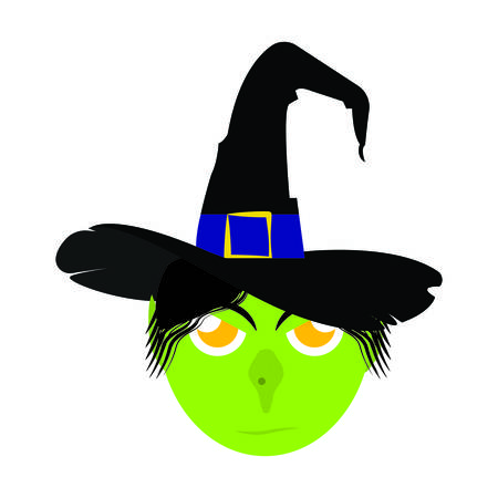 cartoon kid with a halloween mask, vector illustration designのイラスト素材