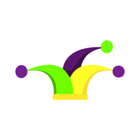 Colorful Carnival Hatのイラスト素材