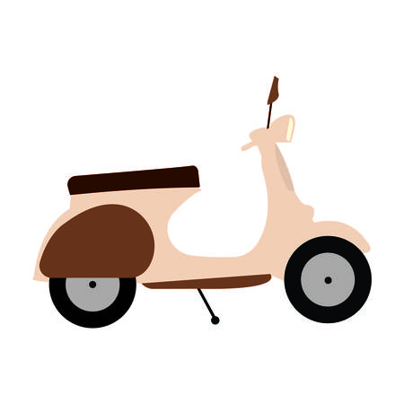 side view of a motorcycle, vector illustration designのイラスト素材