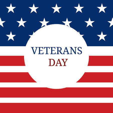 abstract veterans day background with some special objectsのイラスト素材