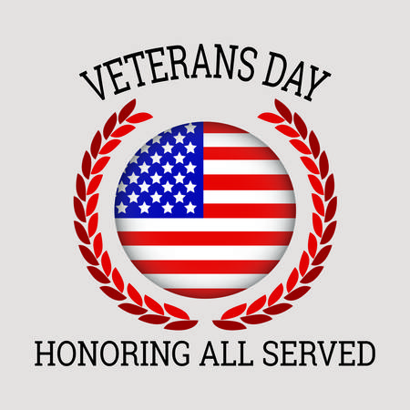 abstract veterans day background with some special objectsのイラスト素材