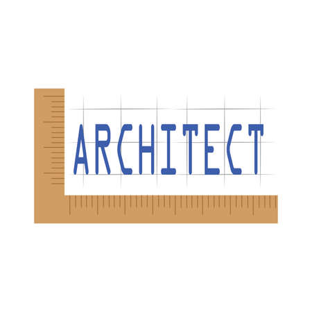 Abstract architect iconのイラスト素材