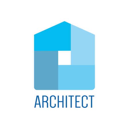 Abstract architect iconのイラスト素材