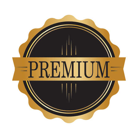 Abstract premium labelのイラスト素材