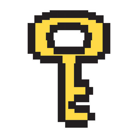 Object with pixel styleのイラスト素材