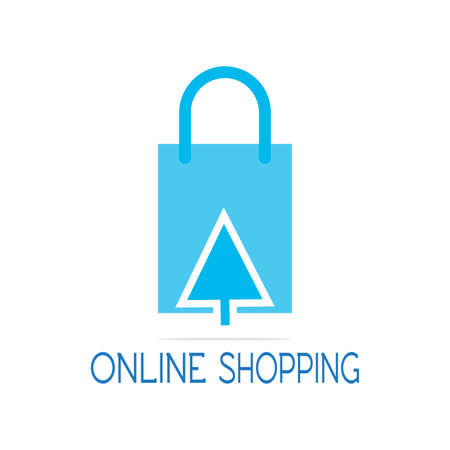 online shopping background with some special objectsのイラスト素材