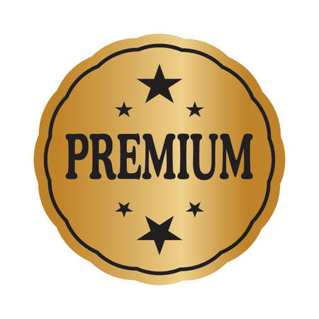 Abstract premium labelのイラスト素材