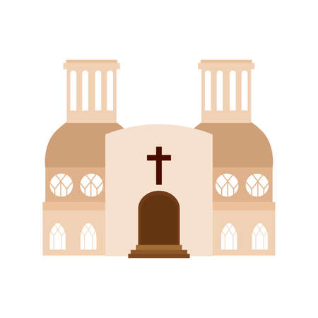 Abstract cute churchのイラスト素材