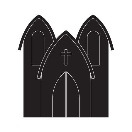 Abstract cute churchの写真素材