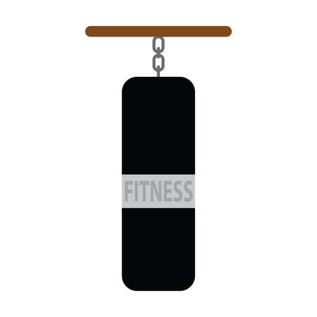 Fitness icon on a white background, vector illustration designのイラスト素材