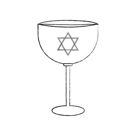 Jewish religion objectのイラスト素材