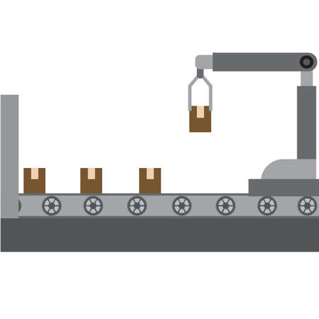 Abstract production lineのイラスト素材