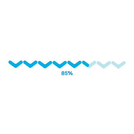 abstract loading bar on a white background, vector illustration design