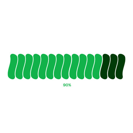 abstract loading bar on a white background, vector illustration design
