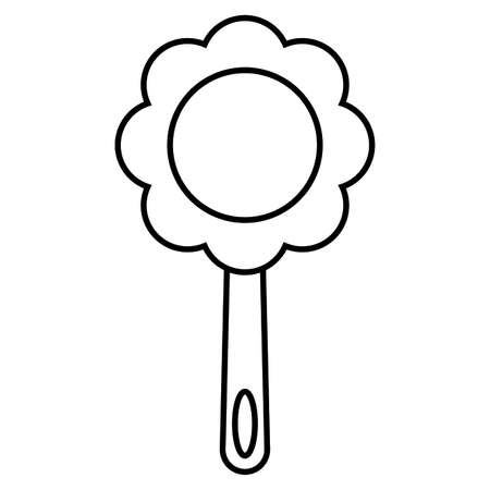 abstract cute toy on a white background, vector illustration designのイラスト素材