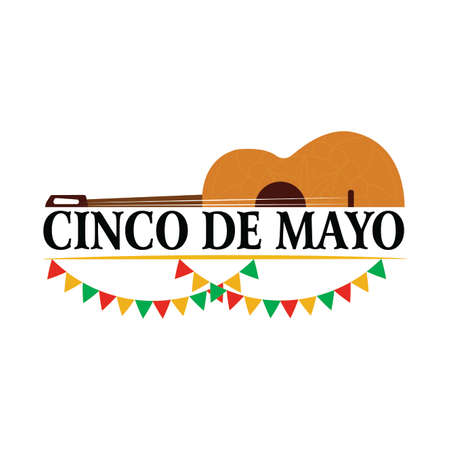 cinco de mayo background with some special objectsのイラスト素材