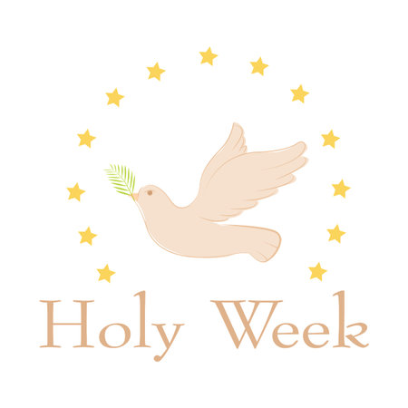 Holy week backgroundのイラスト素材