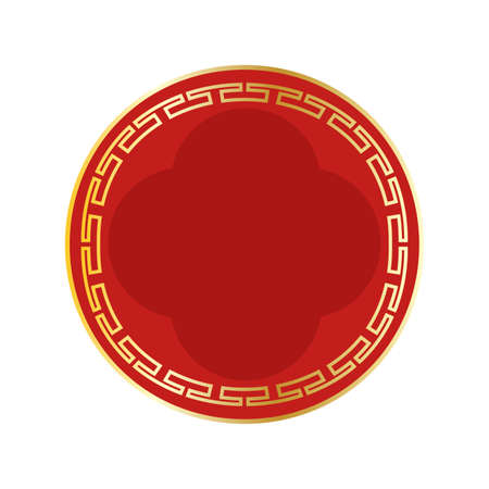 abstract red label on a wihte backgroundのイラスト素材