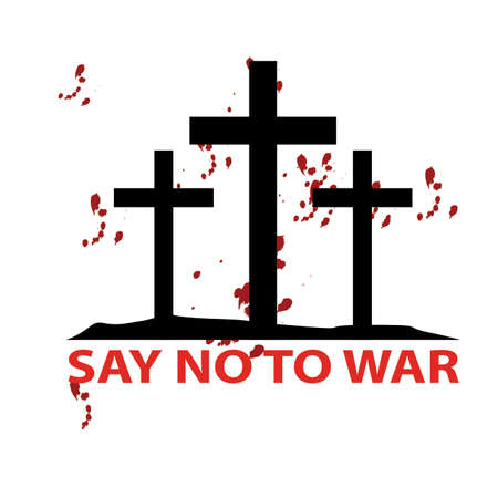 abstract no war background with some special objectsのイラスト素材