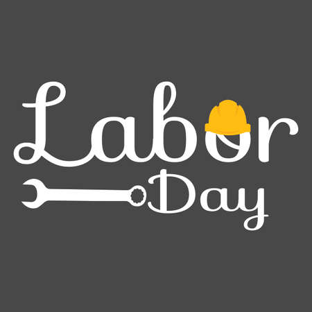 abstract labor day background with some special objectsのイラスト素材