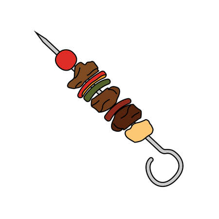 top view of delicious fast food, vector illustration designのイラスト素材